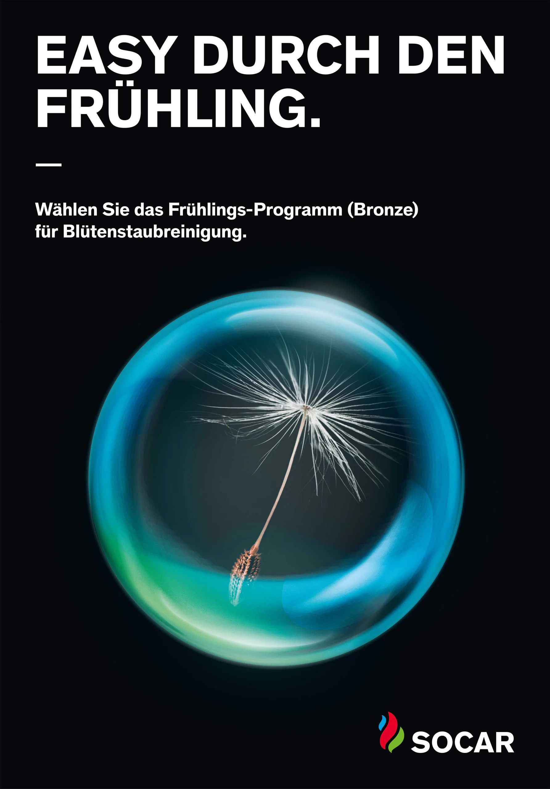 Abbildung: Plakatmotiv für die SOCAR Car Wash Kampagne.