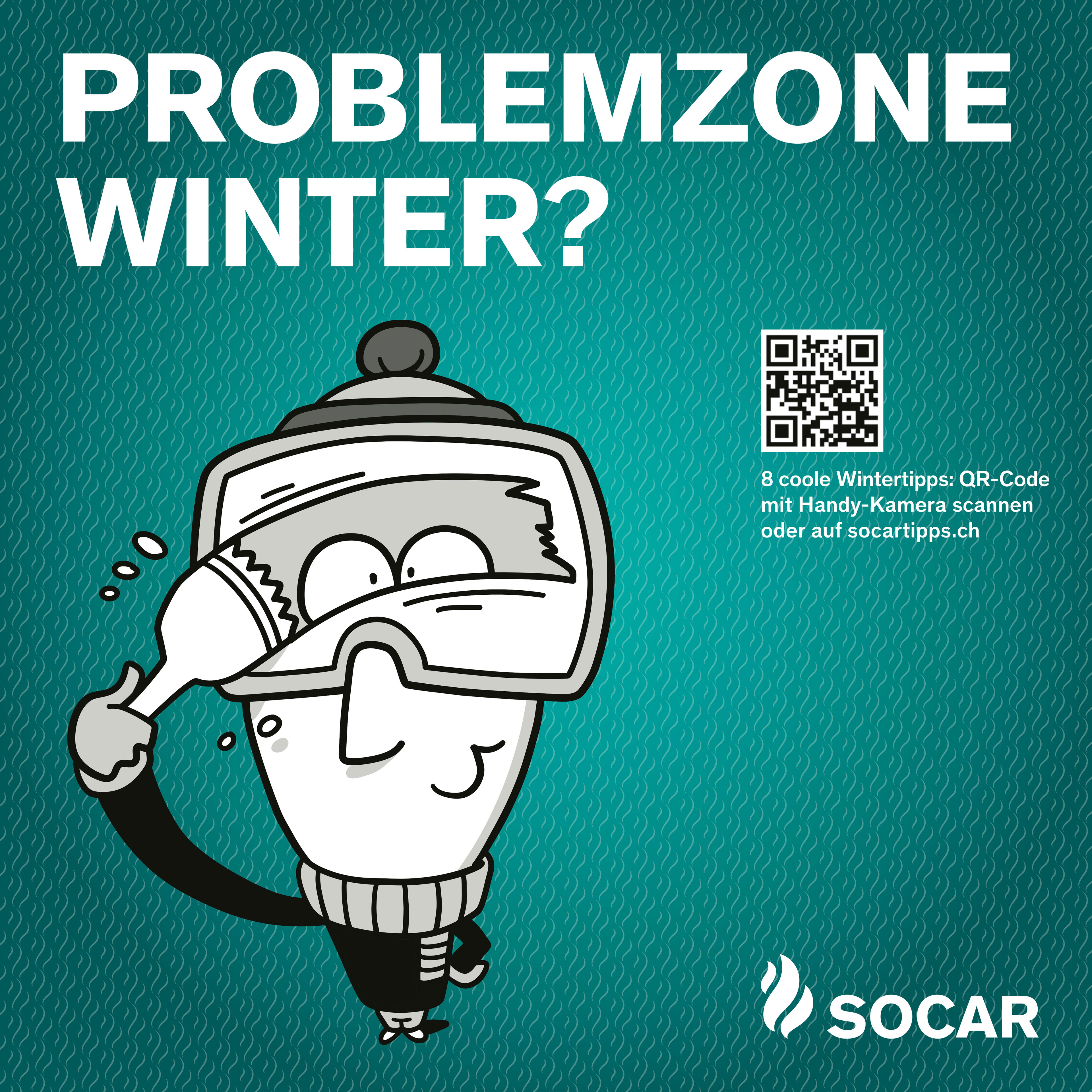 Abbildung: Plakatserie aus der SOCAR Herbst- und Winterkampagne.